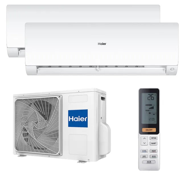 Aire acondicionado 2X1 HAIER Flexis UV WiFi 3000+2236 fg